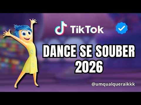 Dance se souber as melhores dancinhas de 2026 atualizadas #2026 #dancesesouber #tiktok #mashup #fyp