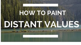 How to paint distance values