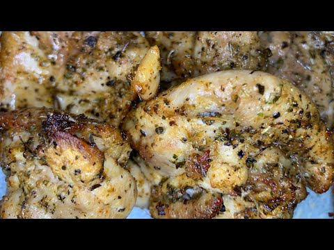 Garlic Herb Baked Chicken— Air Fryer recipe