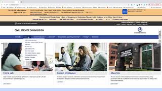 How to register for NJ CSC Fire Lieutenant Exam Feb 2021 Announcement