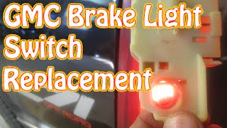 DIY How to Replace a GMC Brake Light Switch Chevy Silverado Pickup Truck Brake Switch Replacement