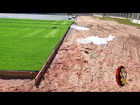 IMPLANTAÇÃO DA GRAMA SINTÉTICA NO CAMPO DE JUQUITIBA.