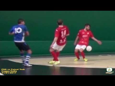 Highlights - PSG Potenza Picena vs Futsal Todi 5-2 (16° di Coppa Italia - 31/01/2017)