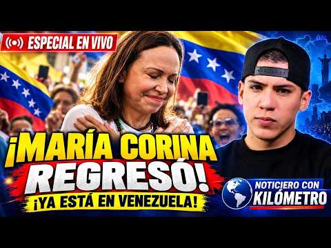 ¡MARÍA CORINA REGRESÓ A VENEZUELA! 🇻🇪
