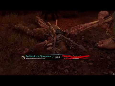 Middle-earth: Shadow of War - Ar-Henok The Gluttonous Vs Mûg