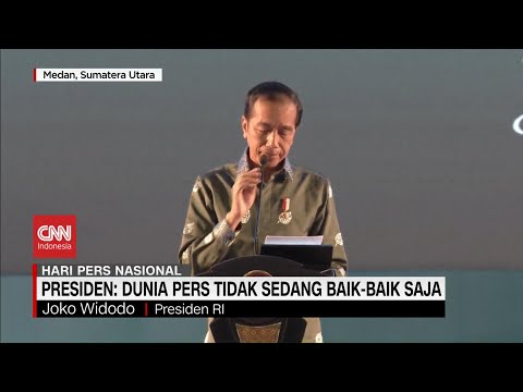 Presiden: Dunia Pers Tidak Sedang Baik-Baik Saja