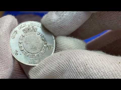 Gustav IV Adolf, 1/6 Riksdaler 1802 - Ett mycket vackert exemplar med fin lyster