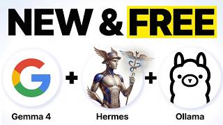 Gemma 4  Run Hermes FREE Forever!