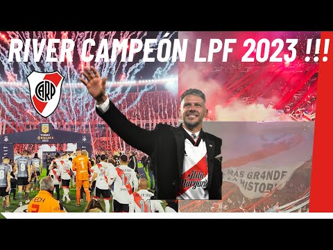 🥇INCREIBLE RECIBIMIENTO 🏆RIVER CAMPEON LPF 2023 - River vs Estudiantes 15/07/23