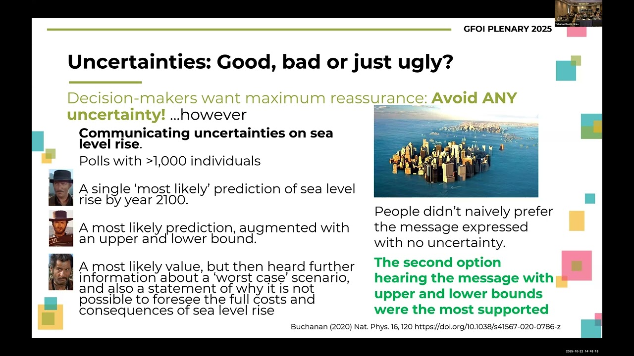 Advances in uncertainty estimation | GFOI Plenary 2025