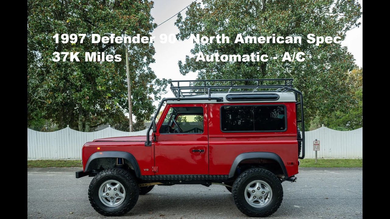 1997 Land Rover Defender 90 NAS 4.0L V8 Automatic 37K ...