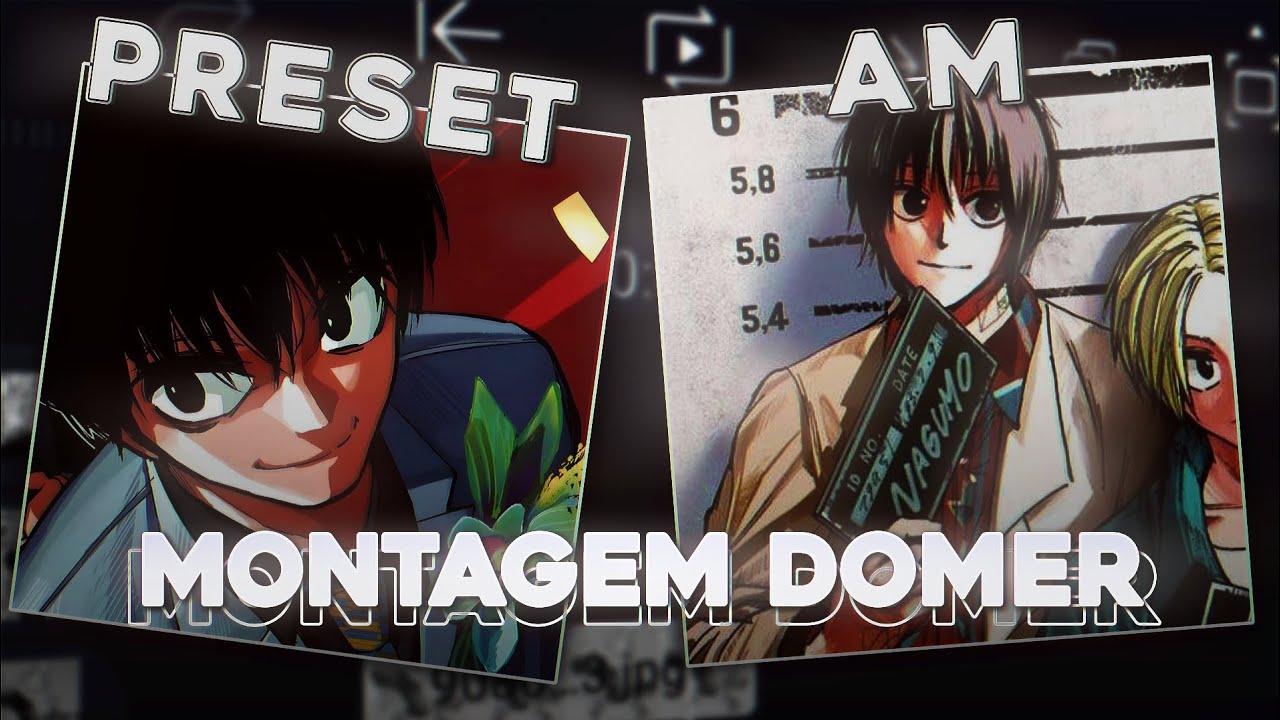 PRESET ALIGHT MOTION || MONTAGEM DOMER & MONTAGEM REBOLLA