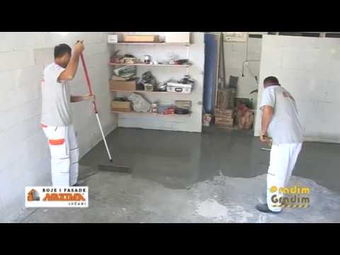 Samoliv za izravnjavanje betonskih podova u  un. prostorima - Radim Gradim - (Produkcija Kruna )