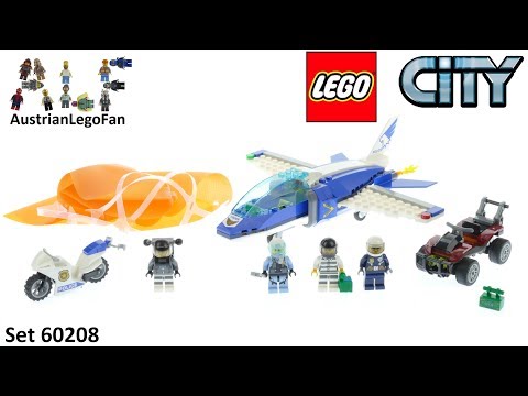Vidéo LEGO City 60208 : L’arrestation en parachute