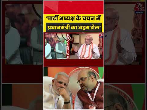 Amit Shah Interview: 'पार्टी अध्यक्ष के चयन में प्रधानमंत्री का अहम रोल' #bjp  #pmmodi