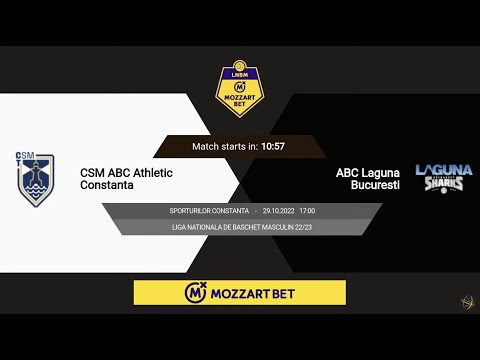 LNBM MOZZART 2022-2023: CSM Athletic Constanța - Laguna București