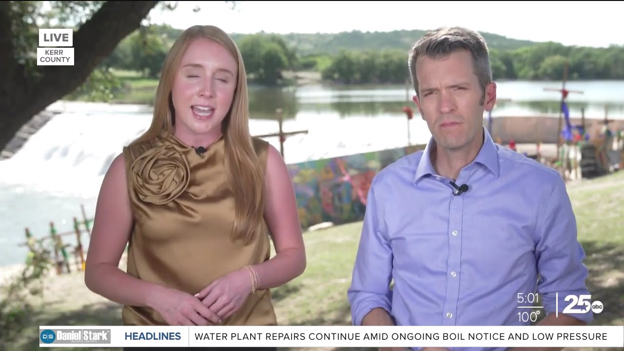 Texas floods Live shot