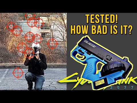 How Does the QUASAR DR-12 Gel Blaster Perform?! Testing the CYBERPUNK 2077 Replica Orbeez Splat Ball