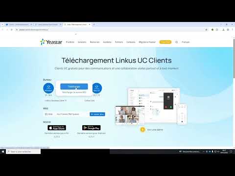 Première connexion à Linkus PC