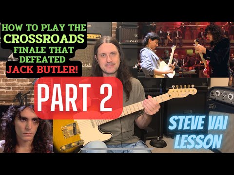 How To Play The Crossroads Duel By Steve Vai  (Part 2)  Eugene's Trick Bag That Defeated Jack Butler