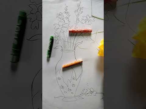 ||Flowers pastels drawing||#Flowers #shorts 🌷🌷🌷🌷🌷🌷