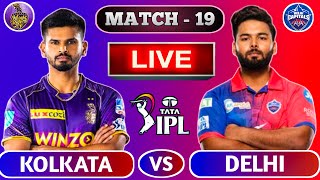 🔴Live: Kolkata vs Delhi | KKR Vs DC Live Scores & Commentary | Only in India | LIVE IPL 2022