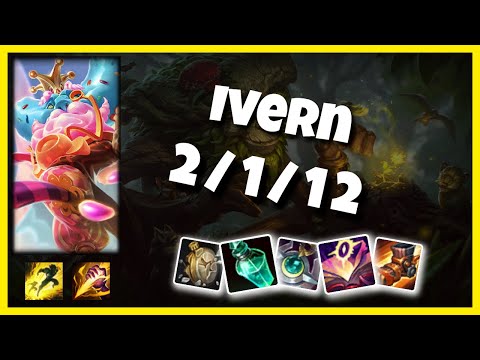 Ivern vs Nidalee OCE Challenger JUNGLE (2/1/12) - v11.3