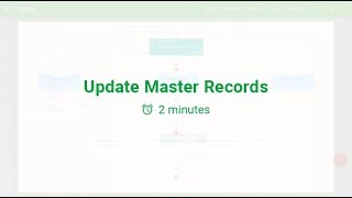Create or Update a Master Record