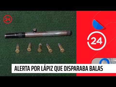Antofagasta: Alerta por lápiz que disparaba balas decomisado a delincuente | 24 Horas TVN Chile