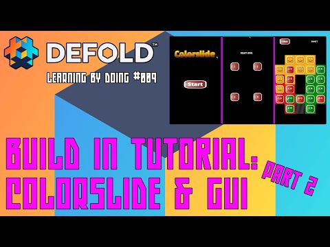 [009] Learning The 2D DEFOLD Game Engine - Tutorial 04: Colorslide - Part 2 [GUI]