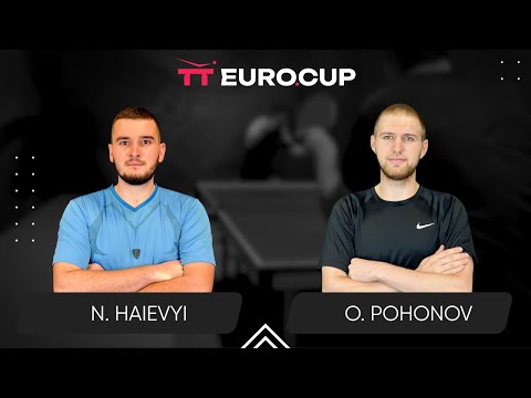 13:40 Nazarii Haievyi - Oleksandr Pohonov 03.10.2024 TT Euro.Cup Ukraine Master. TABLE 3