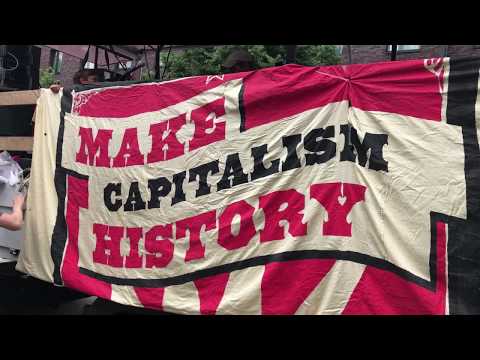 "Aufmüpfig sein. Es dem System so schwer wie möglich machen!" (Interventionistische Linke) #NoG20