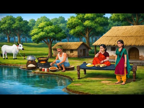 The fate of a clever wife | Hindi kahani | Moral Stories | Cartoon Story | Hindi kahaniya | Hindi...