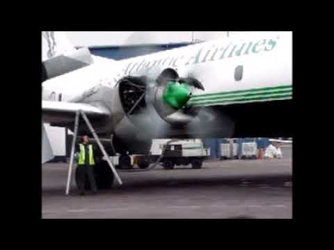 Atlantic Airlines Lockheed Electra L188 G- FIJV run up 05.10.2002