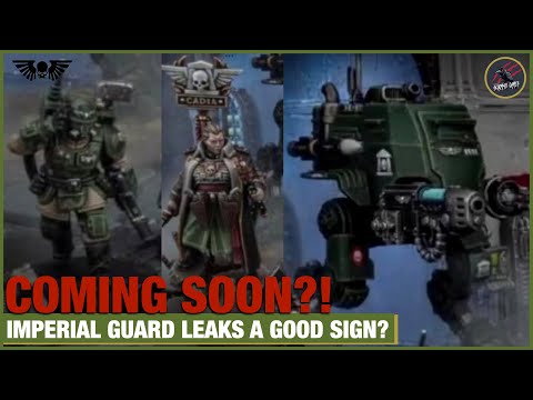 IMPERIAL GUARD LEAKS - New Astra Militarum Model PHOTOS - Are They Coming Soon?