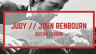 Judy by John Renbourn - Fingerstyle Guitar Lesson