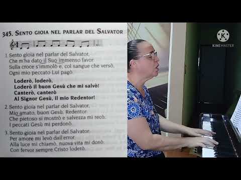 Hino 345 CCB em Italiano - Sento gioa nel parlar del Salvator