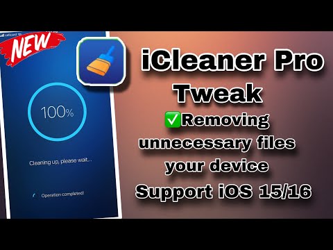 ✅iCleaner Pro Tweak compatible iOS 15/16 (WinRa1n & Palera1n Jailbreak)