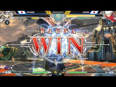 BBCF @ KSB2016 - Ryuusei (Carl) vs Gouda (Ragna); Kikutityo (Litchi) vs MokeMoke (Relius)