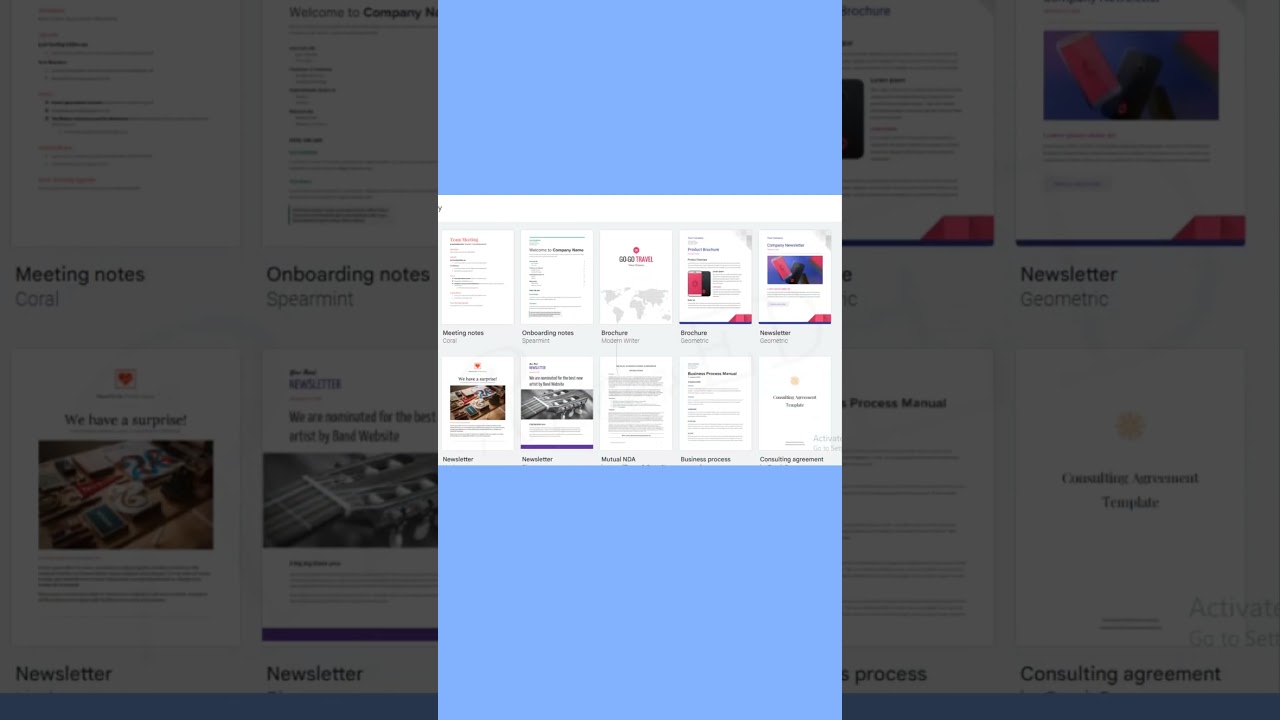 Free Templates for Resume, Business Letter, Report, Newsletter, Lesson Plan in Docs II Google Docs