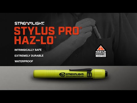 Streamlight Stylus Pro® HAZ-LO® Intrinsically Safe Penlight