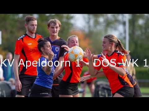 Korfbal veld KV Apeldoorn 1 - DOS-WK 1