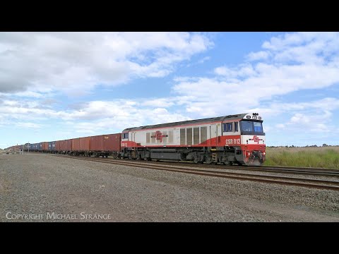 9721V SCT Container Train With CSR012 Enters Gheringhap Loop (9/10/2022) - PoathTV Railways