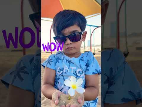 Flower growing on hand ||vn trick #youtubeshorts #shorts #flowers #ramin زهرة تنمو في اليد
