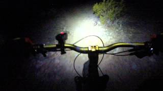 Night ride from Arica trailhead