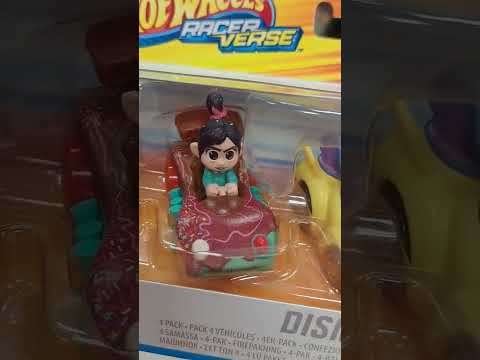 Набор Хот Вилс Дисней из 4 машинок Hot Wheels Disney and Pixar RacerVerse 4-Pack of 1:64 Scale Die-Cast Cars - фото 1 - id-p2247682053