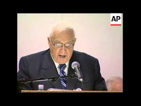 Sharon warns Jewish settlers opposed to pullout