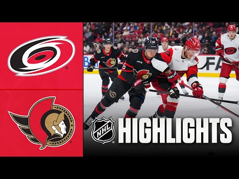 Hurricanes vs. Senators | NHL Highlights | January 24, 2026