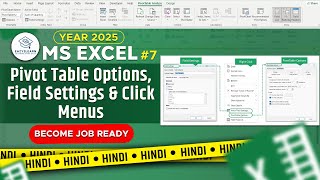 Download the video "Pivot Table Options, Field Settings & Click Menus | Pivot Table In Excel"