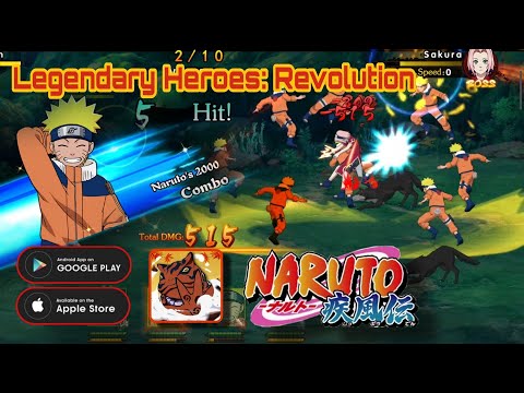 Legendary Heroes: Revolution Android Gameplay Naruto Games